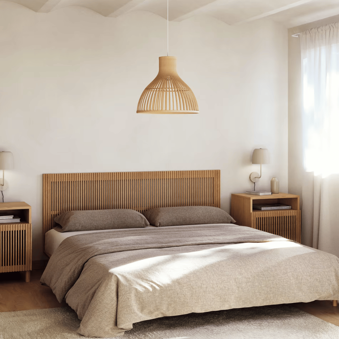 Feng Shui Naturmaterialien Schlafzimmer Lampe