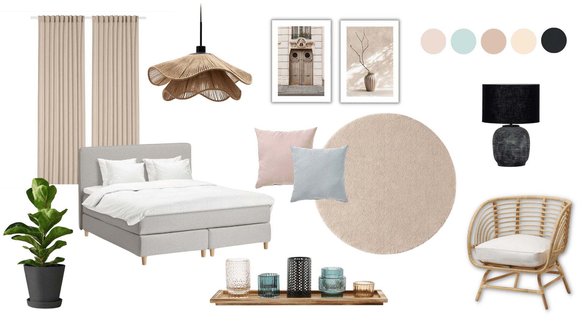 Moodboard Schlafzimmer Ideen Feng Shui